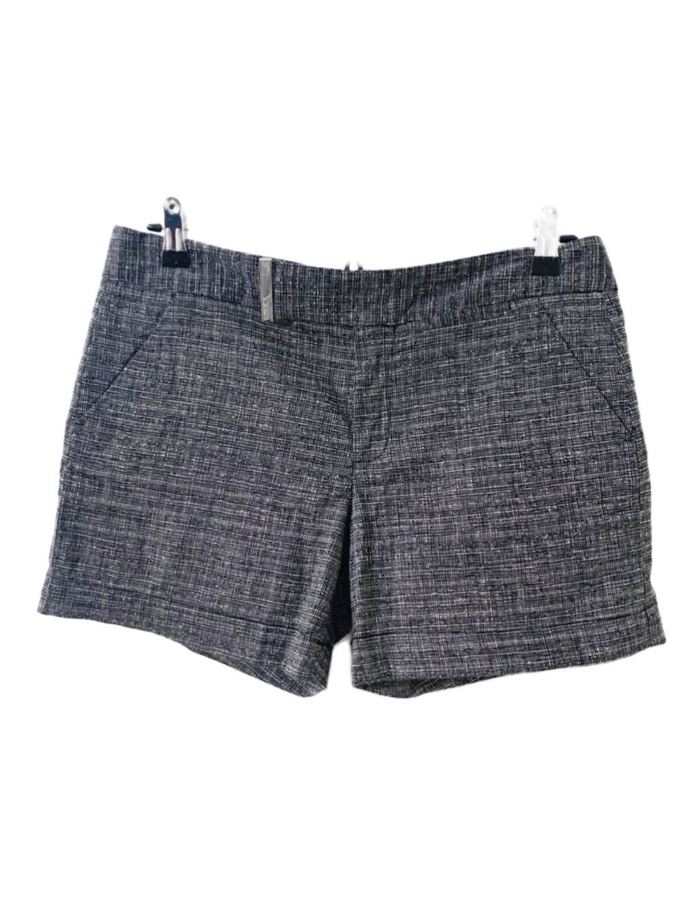 Calvin Klein Cotton Spandex Snap Closure Shorts Front and Back Pockets ⬛ Hatch